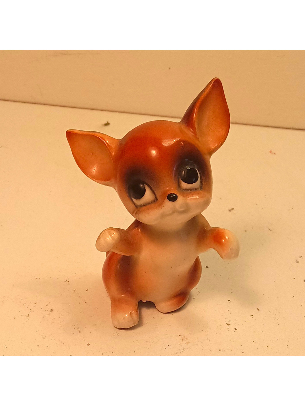 Saltshaker Mid-Century Big-Eyed Chihuahua Dog Figurine Japan Kitsch 1950-1960s